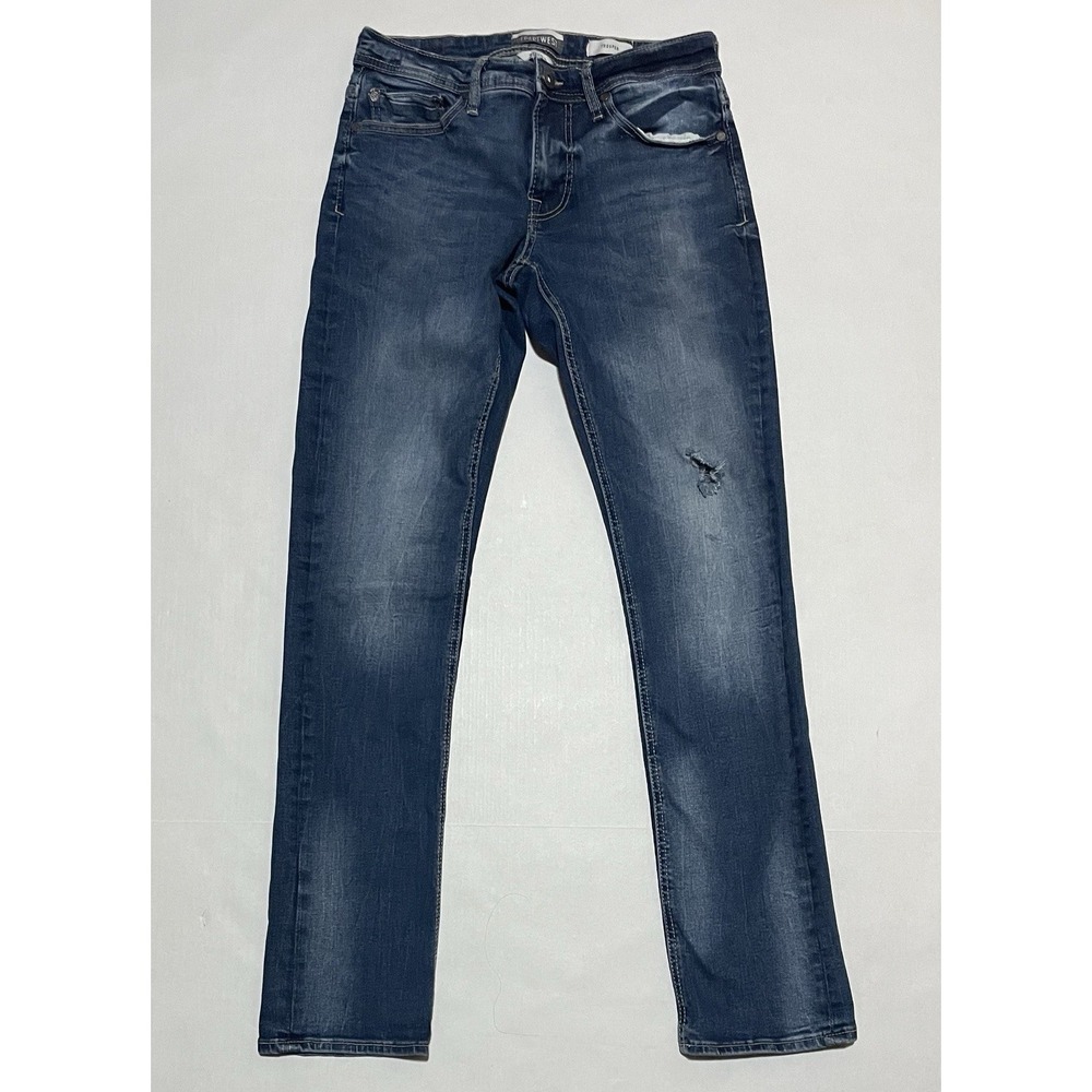 Departwest Trouper Skinny Stretch‎ Jeans Mens Size 29 X 30.5 Low Rise Mid Rise